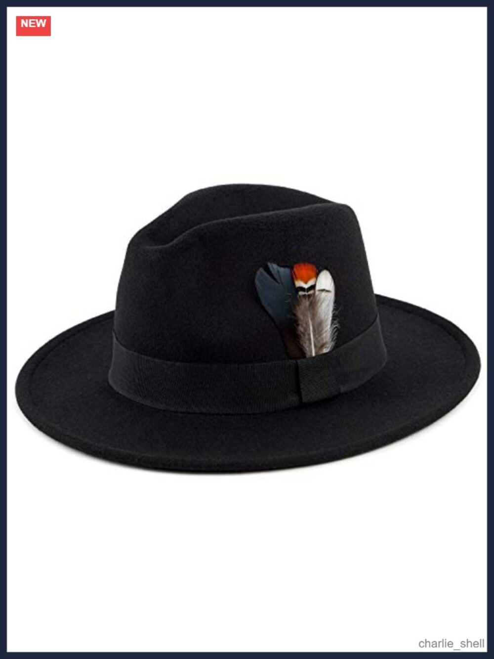 Wide Brim Felt Fedora Hat Panama Dress Hat Unisex Adjustable